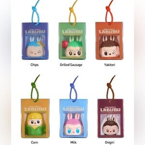 ALL COLORS! Pop Mart Labubu The Monsters Wacky Mart Series Squishy Charms